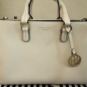 Henri Bendel West 57th Turnlock Leather Satchel
